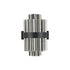 Kade Wall Light Satin Black - Smoked Glass